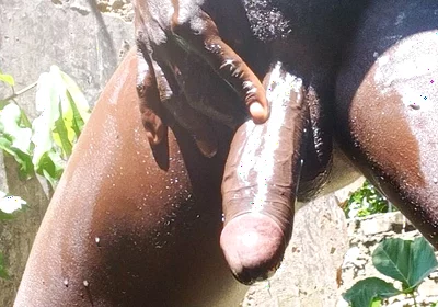 Teenfidelity Sexy Black Man Masturbating with High Intensity to Cum