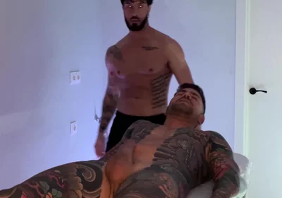 Great Massage From Andrea Suarez to Juan Lucho