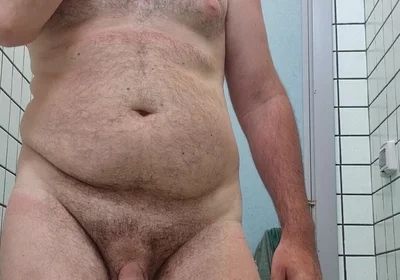 All Naked in Bathroom