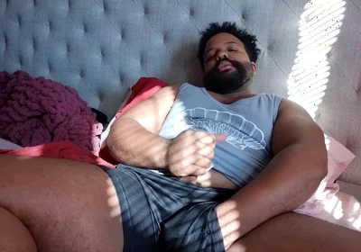 BBC Stepdaddy Cums with a Mini Vibrator in His Ass