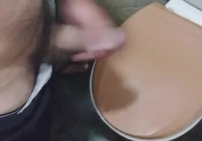 Cum in Bathroon