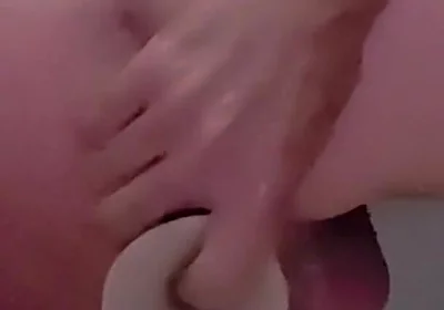 Anal Dildo. Jerking off My Big Cock