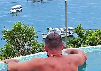 Swim Trunks Full of Dick