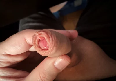 Play with My Little Cock and the Long Foreskin (slow Motion)