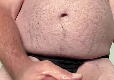 A Really Nice Cumshot While Standing and Jerking