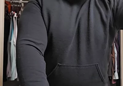 Thick Bearded Stepdaddy Blows Load Through Pajama Pants