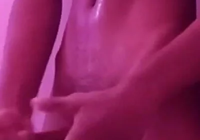 Risky BBC in Neighbor’s Bathroom - Covered in Lube & Spit Intense Stroking