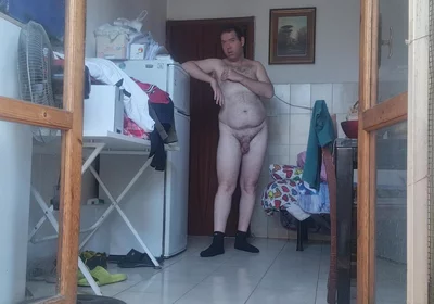 Naked Boy All Alone