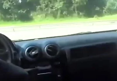 Jerking off in the Car