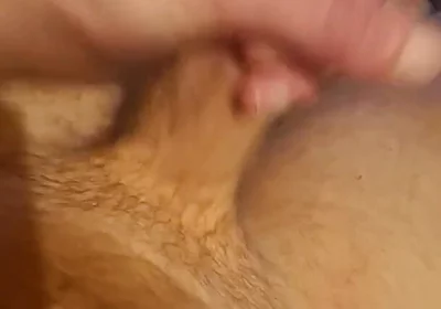 Jerking off after training NoFace Twink X loves to!