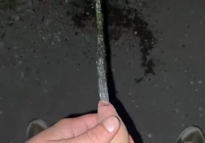 Teen Boy Pissing Outdoor