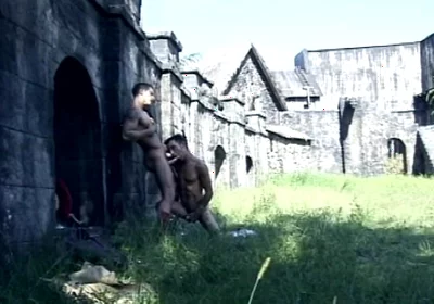 Young Hung Muscle Stud Pounds His Lover Anal Outdoors and Shoots a Thick Cumshot