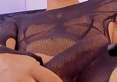 Good Boy Femboy Ken Masturbates in Tights and Asks to Be Watched
