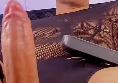 Femboy Ken Dresses up as a Whore and Plays Alone with His Penis