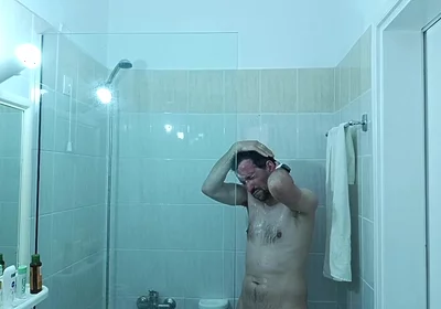 Masturbating Alone in the Shower, Almost Caught Masturbatin