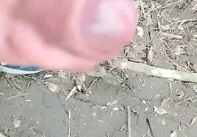 Risky Jerk off After Work Masturbation Cumshot