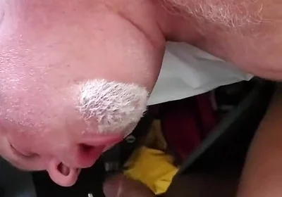 Bear Sucks Dick and Cums for You! BBC Gets a Foot Job!