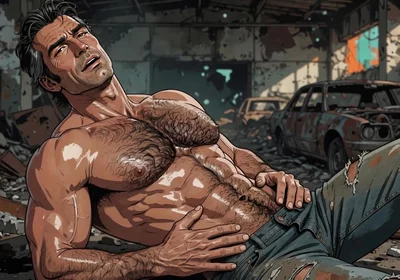 Hairy Chest Men Animation