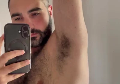 Giving a Sniff to My Hairy Pits After the Gym