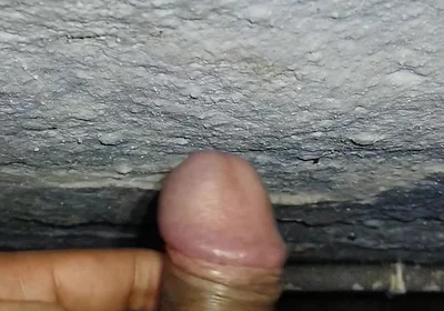 Penish Massage with My Hand in Bathroom