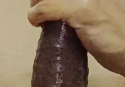 Close up Zoom All Viens Tied Hard Cock and Balls