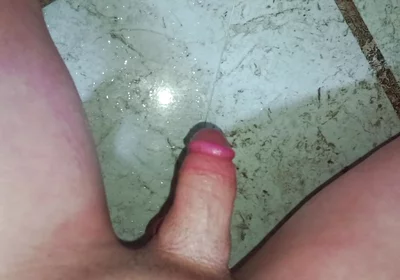 In the Bathroom, Manual Masturbation with Nerve-wracking Moans, Too Bad I Didn't Satisfy