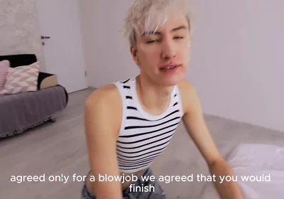 I Talked My Stepfather Into Going for a Walk, but He Fucked Me in Exchange.