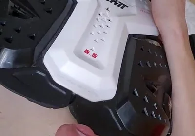 When Wear Motocross Protection, I Love Jerking off My Big Cock