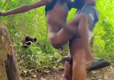 Caught My Step Brother Fucking My Lil Brother Inside Bush