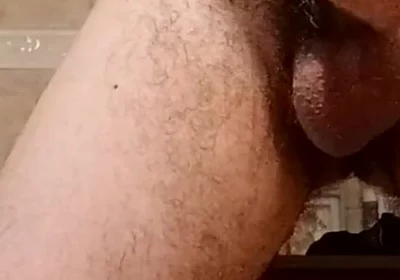 Bathroom cumshot