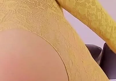 Good Boy Femboy Ken Bounces Fat Ass on Dildo While Looking in the Mirror