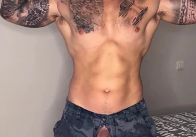 Military Huge Cumshot with No Hands