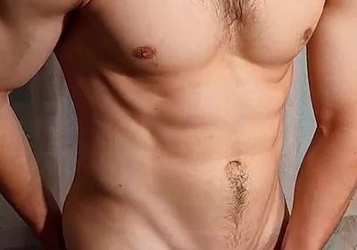 Sexy Guy Touches Himself and Jerks Big Dick with Moans - Alex Huff