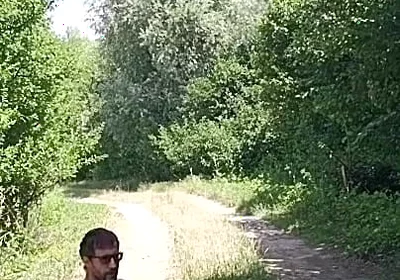 Risky Cock Jerking on an Abandoned Field / Risky Solo Outdoors