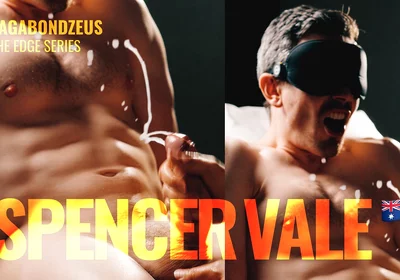 Aussie Muscular Hunk Big Dick Got Edged