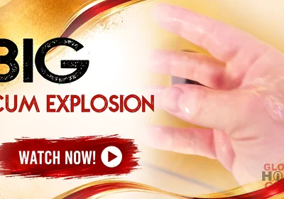 Big Cum Explosion at Gloryhole Horny Xl Cock