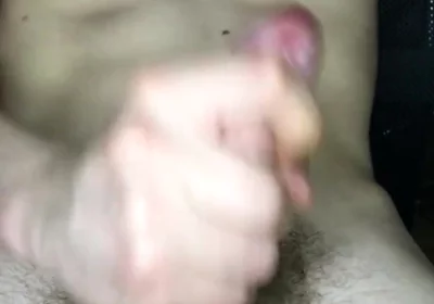 Young Man Jerking off His Big Cock