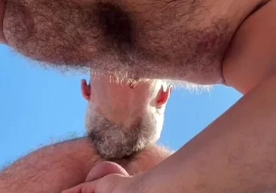 Hot Daddies Public Beach Fuck - They Stopped Traffic!