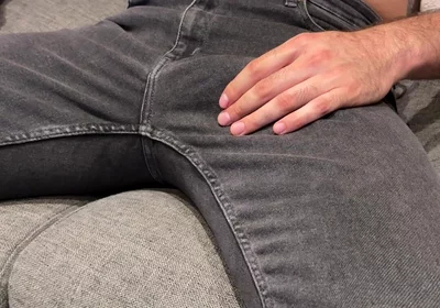 Cumming in Tight Jeans While Watching Porn - Hands Free Cum