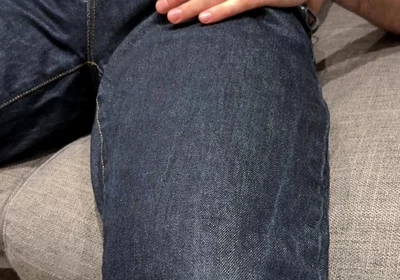 Watching Porn in Tight Jeans - Cumming on Myself