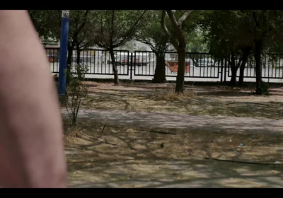 Arab Kuwaiti Exhibitionist Cruising Fully Naked in Park