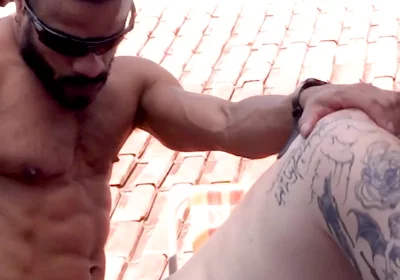 It Was a Rooftop Soccer Game, but the Straight Guy's Girlfriend Showed up.