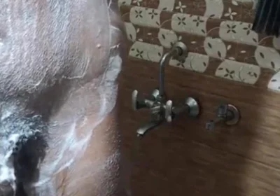 Mayank Taking Shower and Pissing
