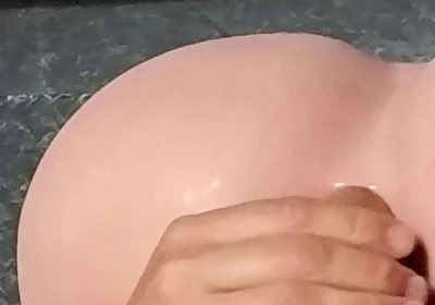 Closeup Anal Fucking Ass Doll with Uncut Natural Big Dick