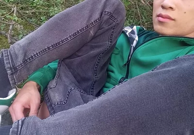 Jon Arteen Gay Twink's Soft Strokes Risky Outdoor, Caught or Not