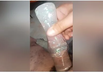 A Delicious Handjob With A Condom, And Using Slime For Greater Pleasure
