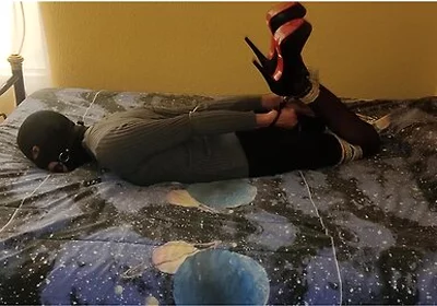 Selfbondage Hogcuffed Vibed N Orgasm Denied