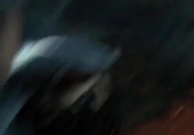 Cumshot in Public at Night