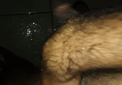 Small Fart Man's Cock in the Shower