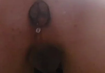 Pissing in my own ass and spray it in your face POV pt2